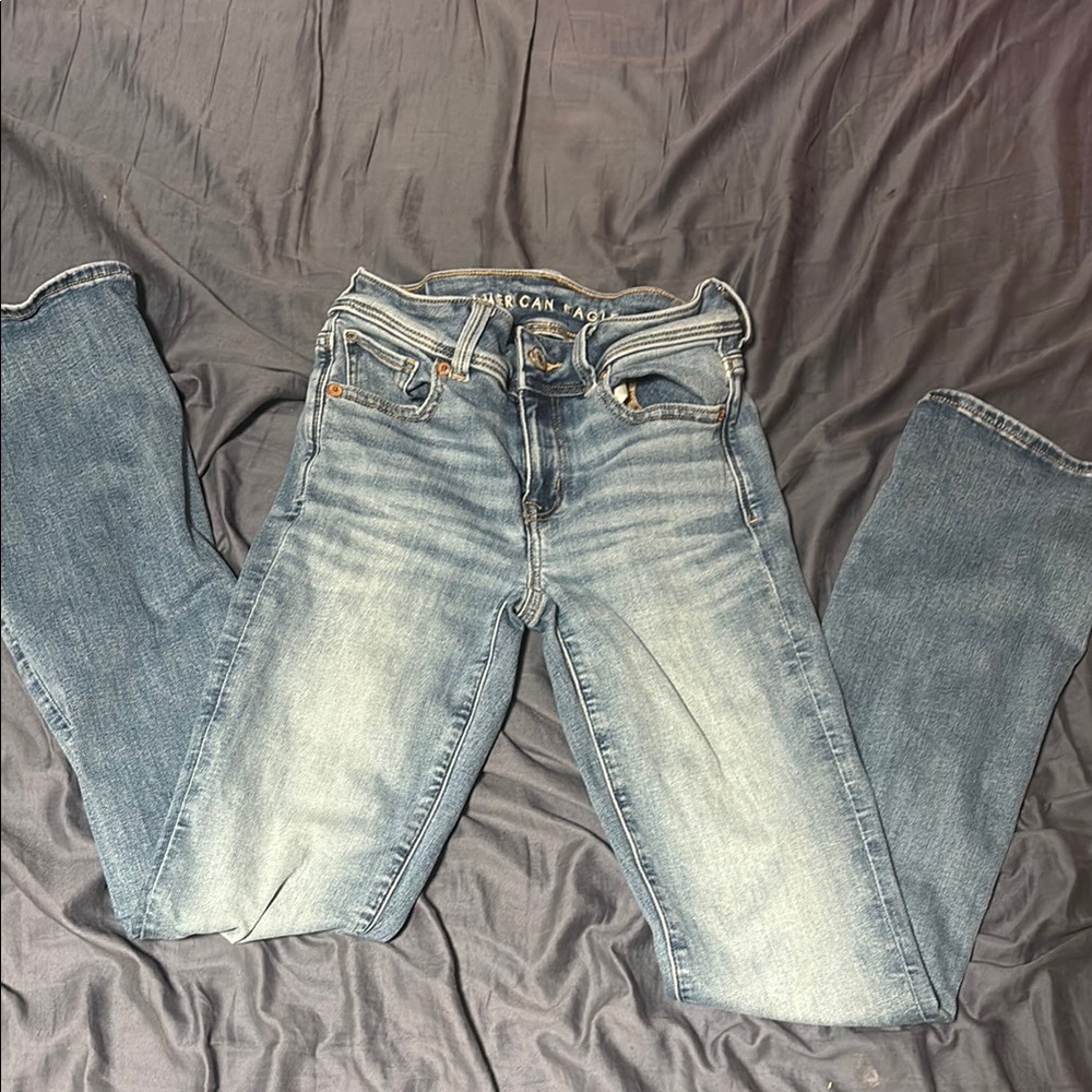 American Eagle Outfitters Blue Boot Cut Jeans